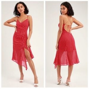 FINDERS Keepers red floral dress size 10